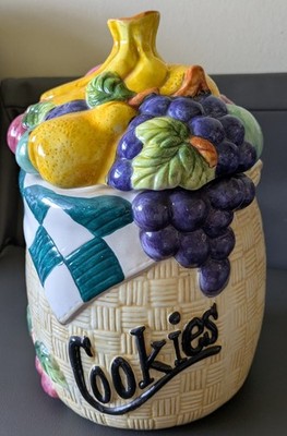 Rayware Keksdose Topf Spülmaschine mikrowellengeeignet Obstmotiv ca. 27 cm Sammeln