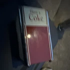 Coca-Cola Red White Napkin Holder Soda Theme Metal Vintage
