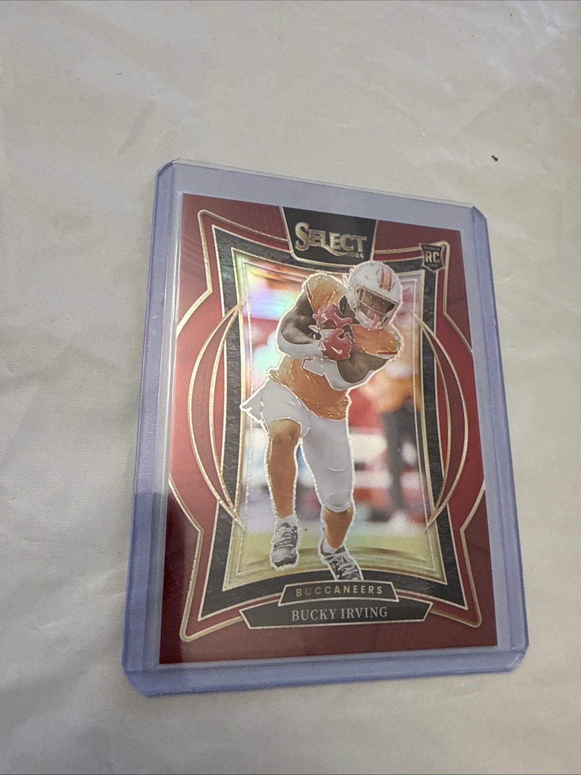 2024 Panini Select - Concourse Bucky Irving #4 Red Prizm /99 (RC)