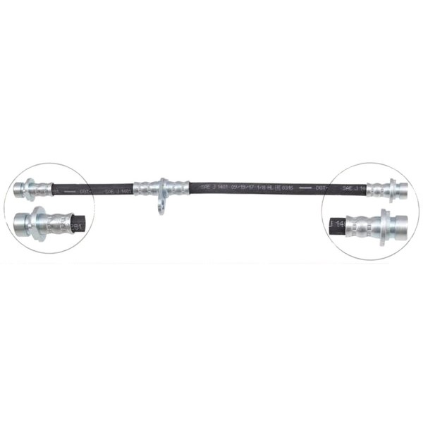Bremsschlauch 364 Mm INN M10X1.0 INN M10X1.0 A.B.S. FüR Honda-image