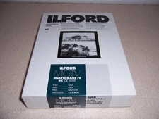 100 ILFORD 5" X 7" MGIV MULTIGRADE IV RC DELUXE B&W GLOSSY PHOTOGRAPHIC PAPER 