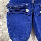 Isaac Mizrahi Live! Sz 8M Blue Suede Moccasin Slip-On Driving Shoes  Audrey  — photo 5