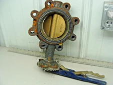 4" BUTTERFLY VALVE W/HANDLE SA-03 T101714 010915 151017