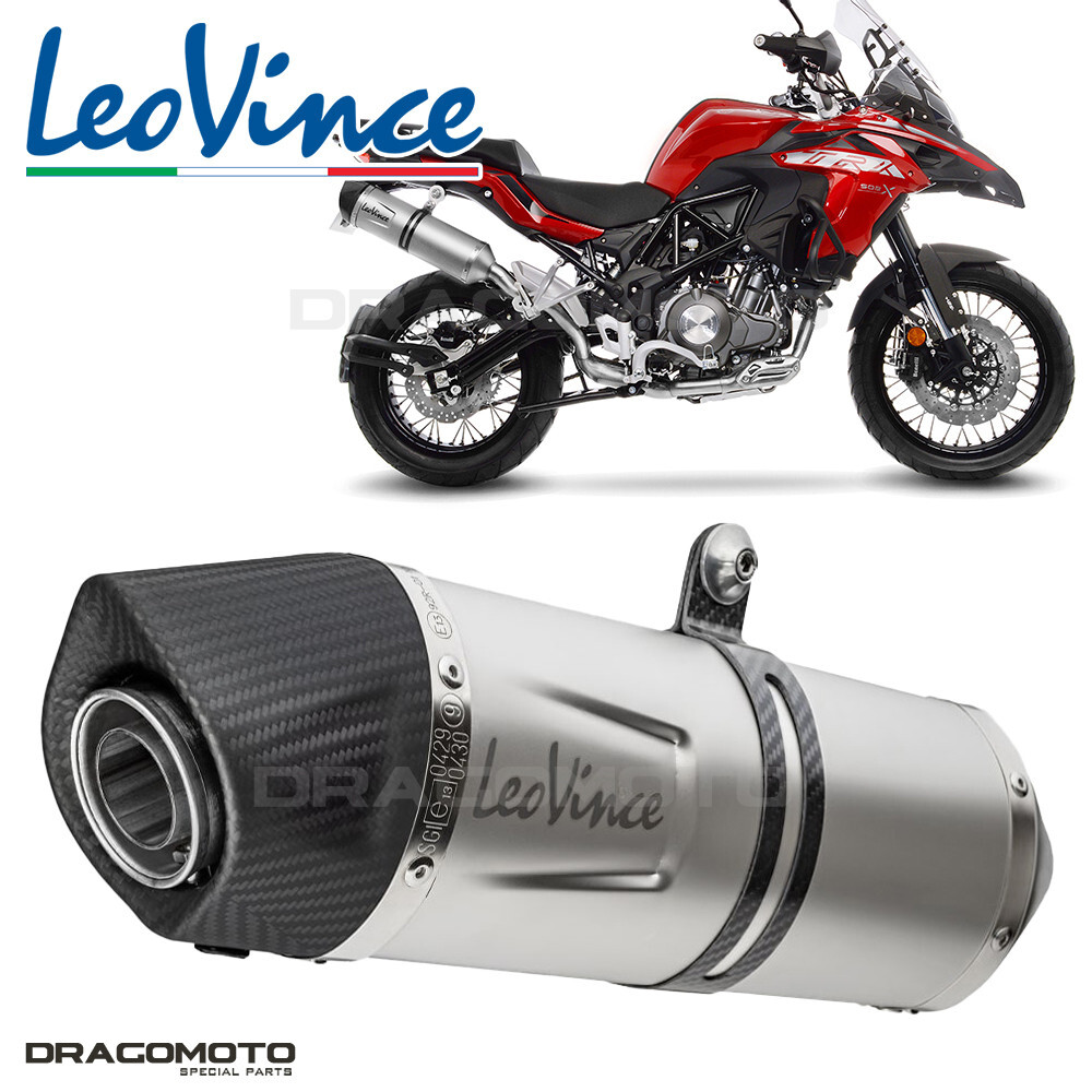 Échappement sport Benelli TRK 502 X pour le voyage et les pistes de montagne