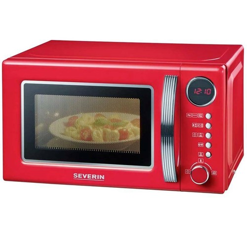 Severin MW 7893 Retro Forno a microonde Rosso 700 W Funzione timer, Fun  372_7893 | eBay