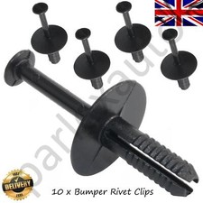 10x Fits Vauxhall Bumper & Wheel Arch Plastic Body Panel Retaining Trim Clips