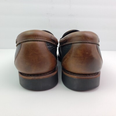 Allen Edmonds Nashua Mens Size 9.5 Brown Black Leather  display picture 1
