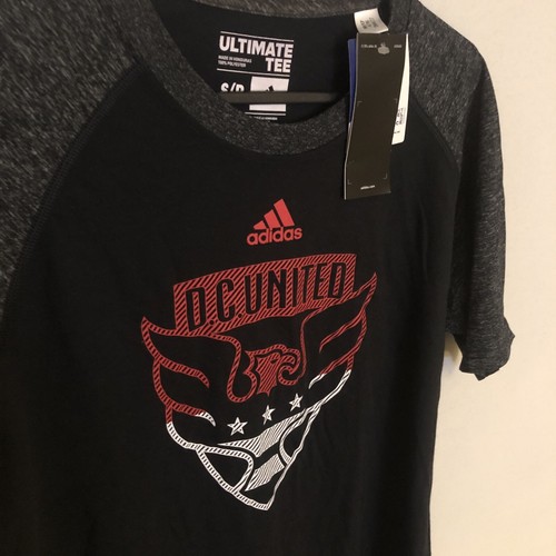 BNWT DC United Adidas MLS Football T-Shirt Adult Size Small - Picture 2 of 4