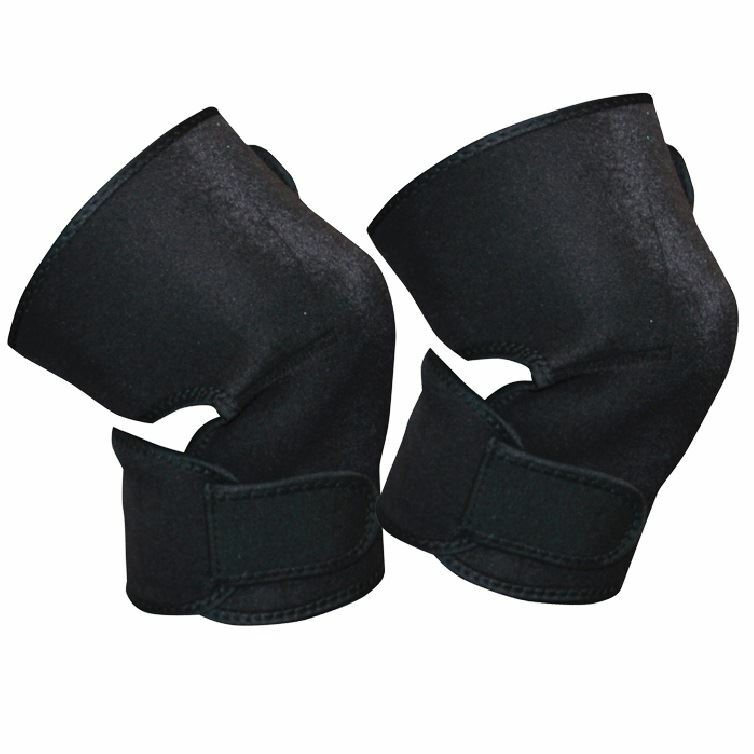 BikeIt Neoprene Motorcycle Knee Warmers Black New Universal Motorbike Winter