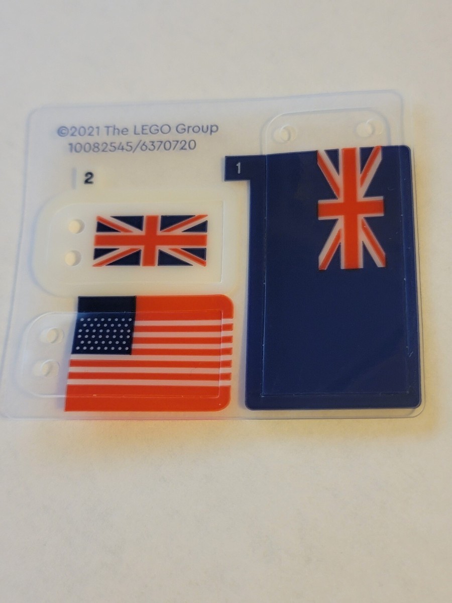 レトリック セット Lego 6370720 Plastic Flag Sheet For Lego set 10294 Titanic - New