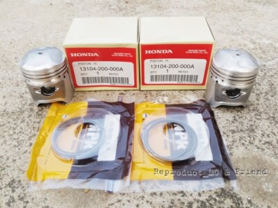 Honda C92 CA92 Piston & Ring Set Oversize 0.75 (Diameter 44.75mm