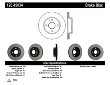 StopTech Disc Ultra-Premium Brake Rotor for 90 - 93 Mazda Miata 120.45034