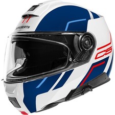 CASCO MODULARE MOTO SCHUBERTH C5 MASTER BLUE Bianco Blu Lucido ECE-2206
