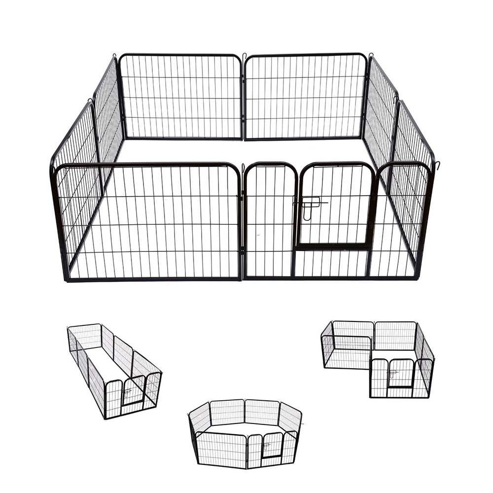 4/8 Panel PetFold Portable Dog Cat Guinea Hamster Garden Play Pen