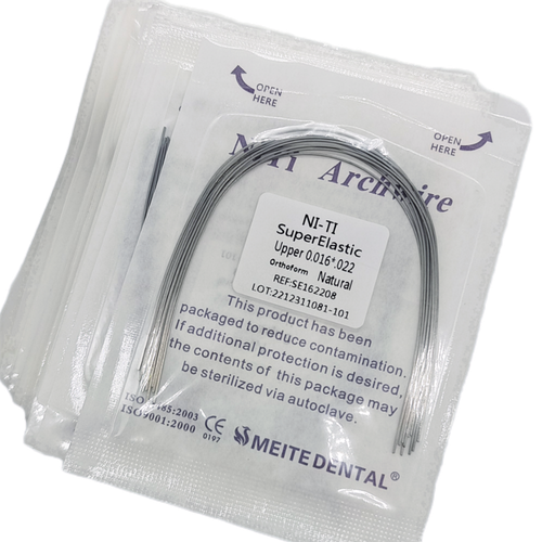 20 Confezioni Fili Arco NITI Super Elastici Dentale Ortodonzia Rettangolare Naturale - Foto 4 di 12