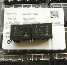 10pcs 4pins 12V HF102F-12VDC JQX-102F-12VDC 20A 250VAC Relays