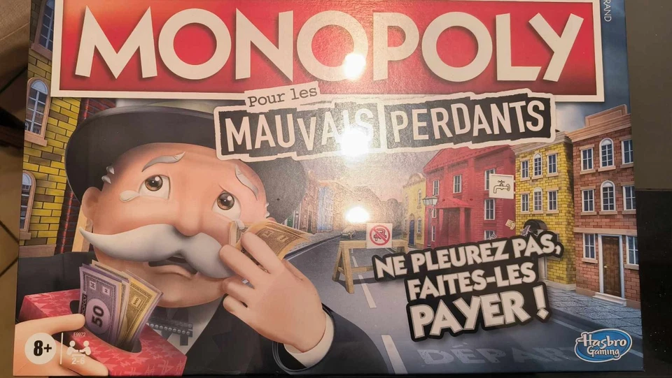 Coffret Jeu de Société - Monopoly Mauvais Perdants HASBRO neuf sous blister - Photo 1/1