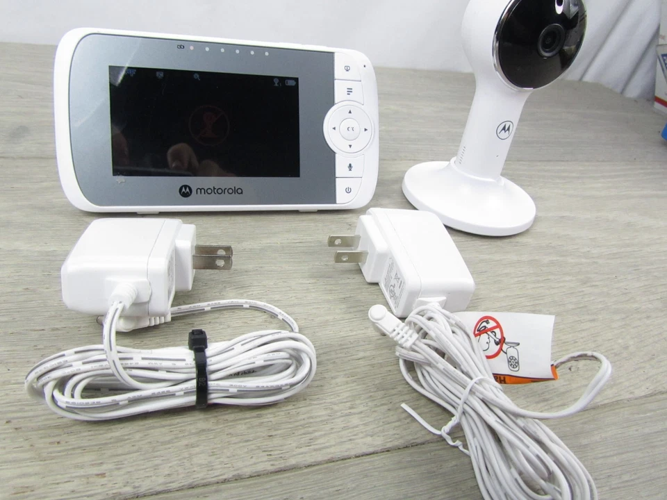 Motorola Nursery VM64 Connect Video Monitor Bebé Cámara Visión Nocturna Hablar Bidireccional Foto 2 de 4
