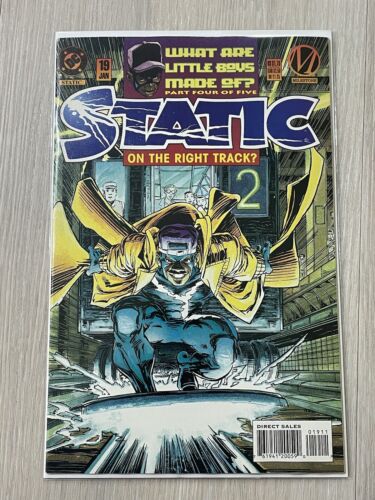 Static #19 Dusk & Duck 1st Appearances DC Milestone Comics 1995 Low Print Run - Picture 1 of 6