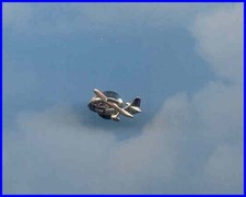 Seabee WWII Lapel Pin Airplane Aircraft Aviatrix Made in the USA