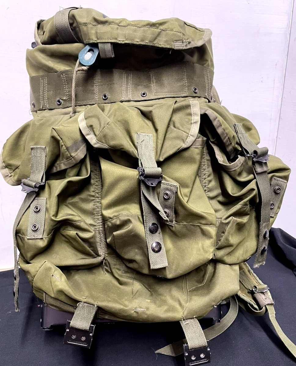Vintage U.S. Military Metal Frame LC 1 Combat Field Pack Backpack