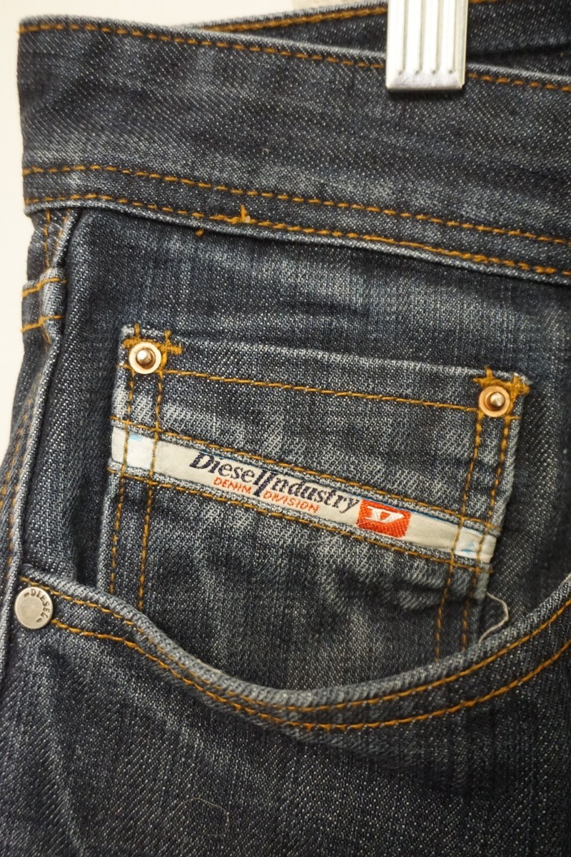 DIESEL THANAZ W28 L34 デニムパンツ Diesel Thanaz Dark Blue Indigo Jeans Straight Mens 34x34