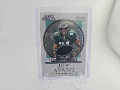 2006 Bowman Sterling - Relics #BS-JA Jason Avant (MEM, RC) Philadelphia Eagles 