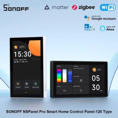 SONOFF NSPanel Pro Smart Home Touch All in One Control Panel Built-in Zigbee Hub