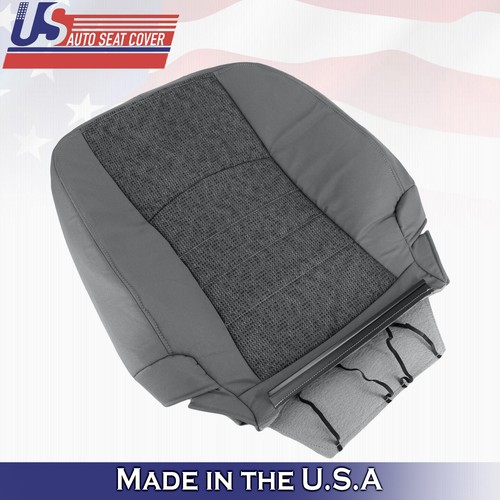 2015 For Dodge Ram 3500 4500 SLT Passenger Top & Bottom Cloth Seat Covers Gray - Picture 6 of 12