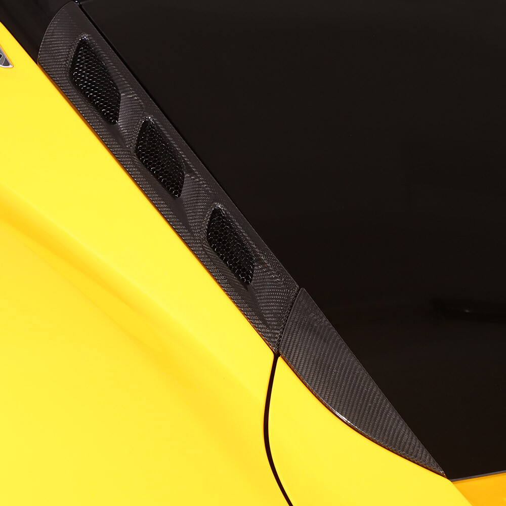 Carbon Fiber Roof Hood Engine Air Vent Outlet Cover For Lotus Emira 2022 23-2024