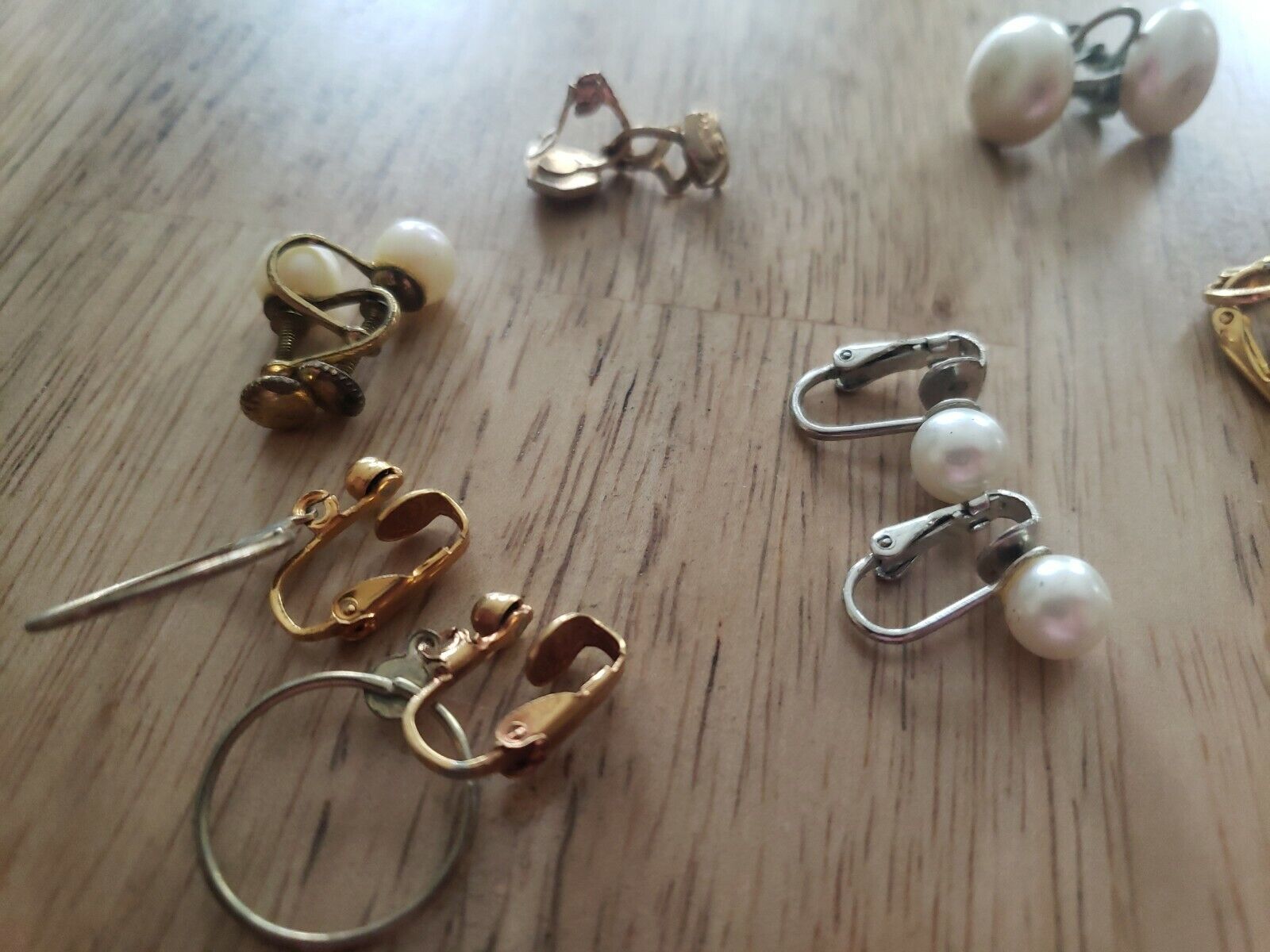 10 Pair Vintage Clip On Earrings From The 1960's - image 2