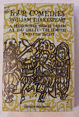Four Comedies - William Shakespeare (1962, Scholastic, Paperback Book)