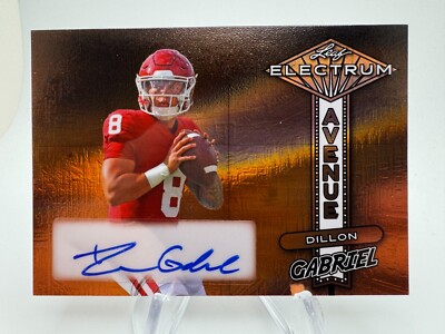 2024 Leaf Electrum DILLON GABRIEL Bronze Avenue Auto /49 #EAADG1
