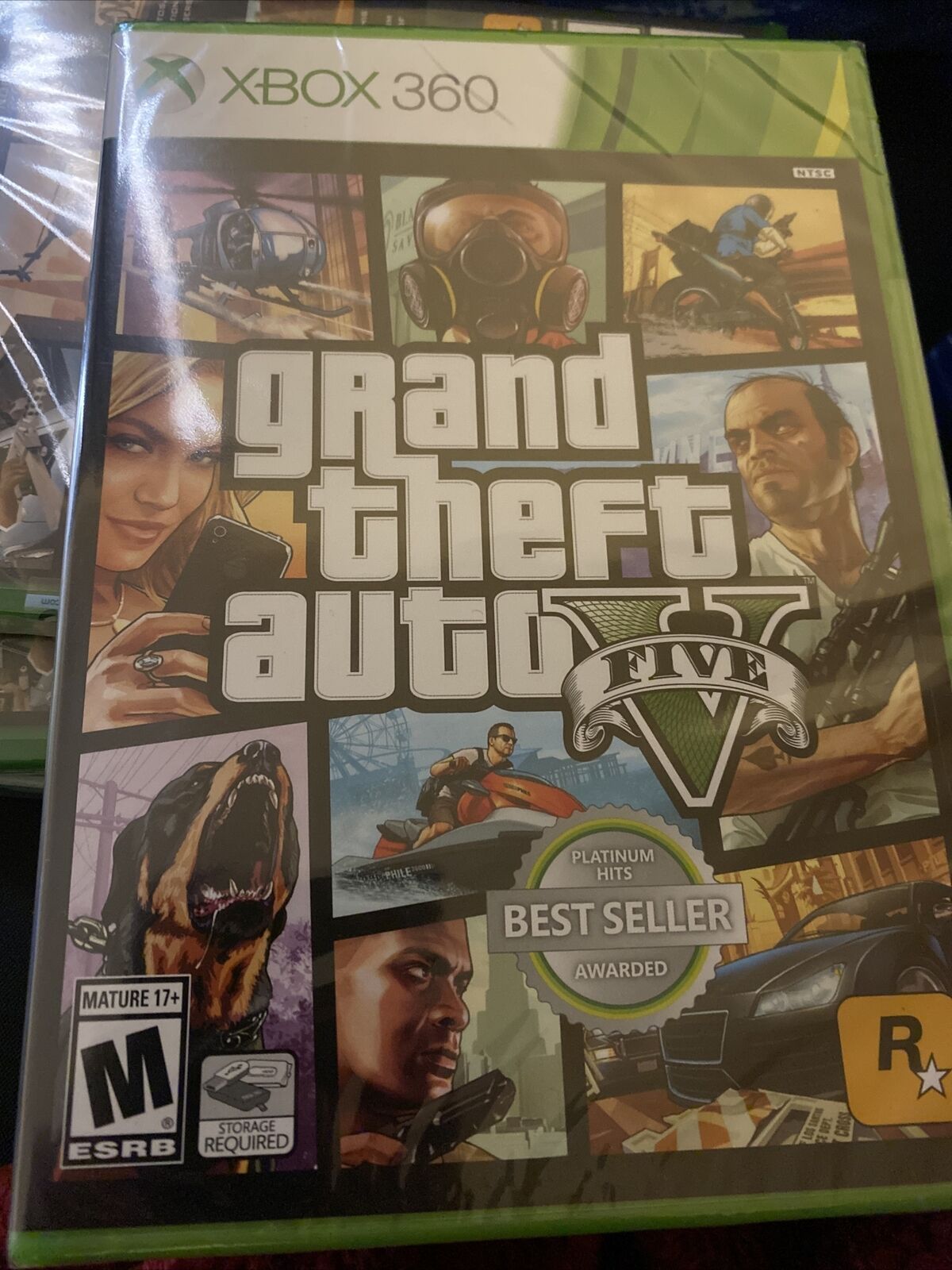 Grand Theft Auto V 5 FIVE XBOX 360 FIRST PRINT US EDITION NEW FACTORY SEALED