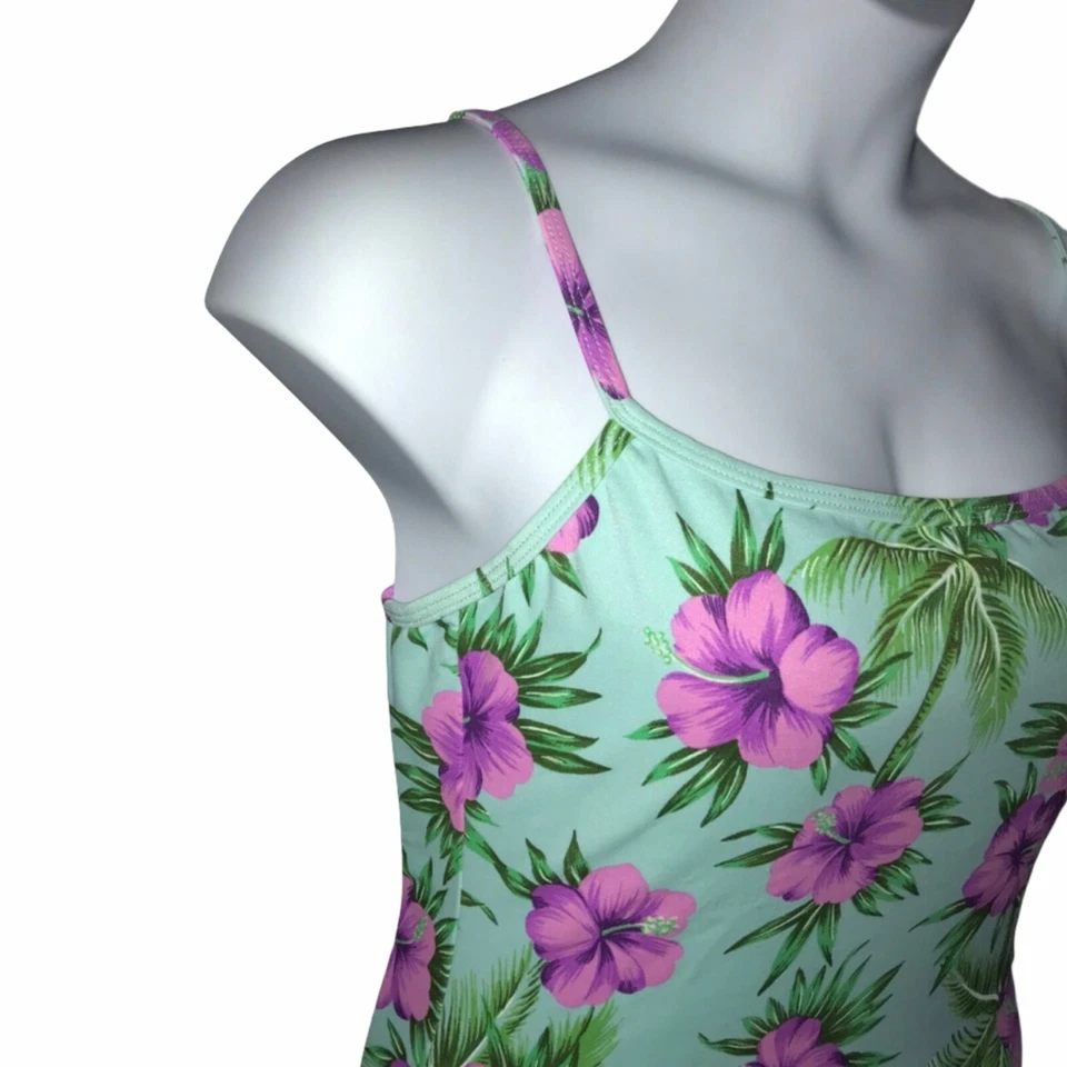 Nuevo con etiquetas Traje de baño Leilani Hawaiano Floral Plumeria Vacaciones Playa Una Pieza 16 Foto 3 de 4