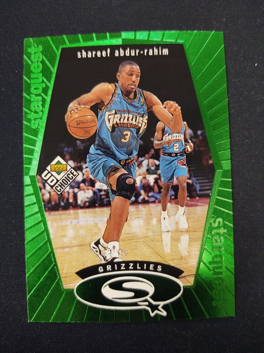 1998 Starquest SHAREEF ABDUR-RAHIM Green Memphis Grizzlies @QP43