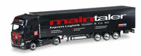 "Herpa 306300 1/87 Mercedes-Benz Actros Gigaspace Gardinenplanen-Sz \"Maintaler\""