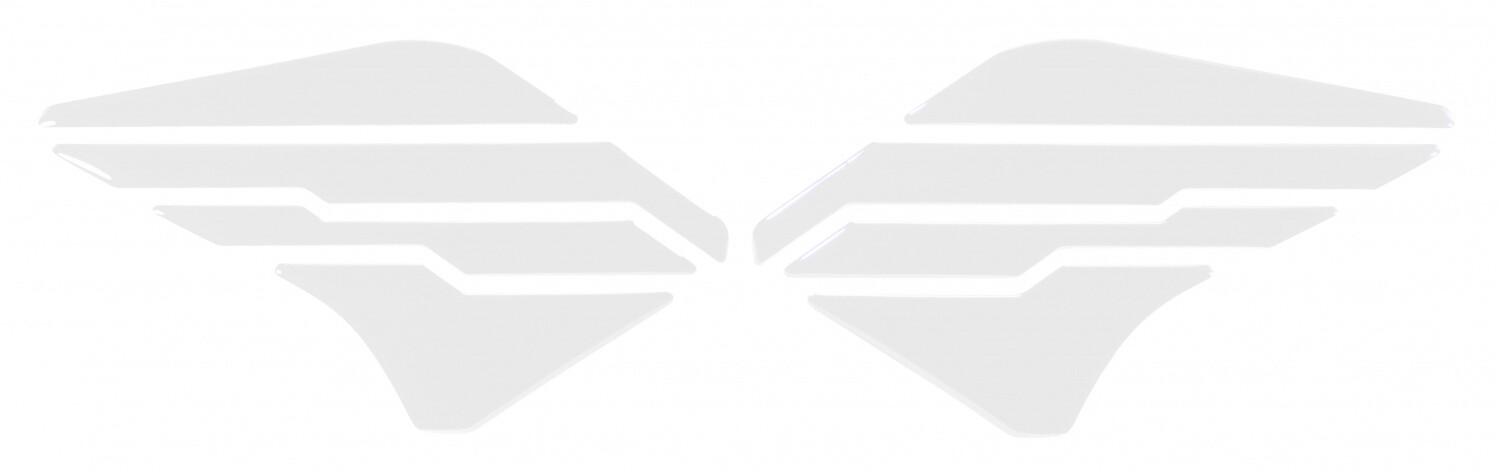 Kneepad Motorcycle Stickers Compatible with Yamaha MT-07 Clear - 2022 Onwards