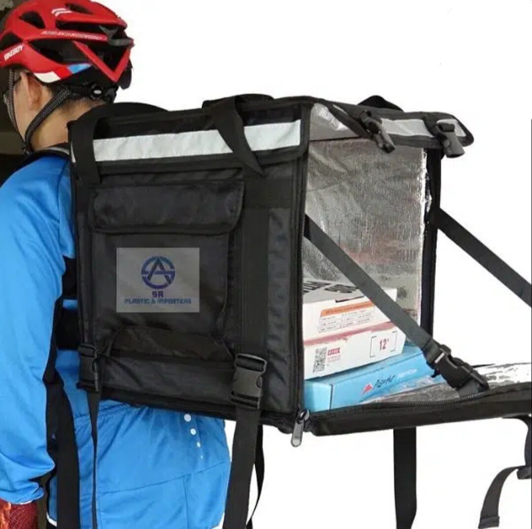 Food Delivery Backpack, Expandable Insulated Hot Pizza Bags for