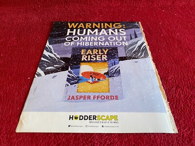 PADA3 ADVERT 11X9 JASPER FFORDE : EARLY RISER NOVEL