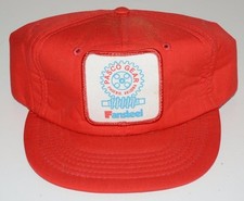 Fansteel Pasco Gear Trucker Hat Cap Industrial Red Minty Vintage Snap Back RARE