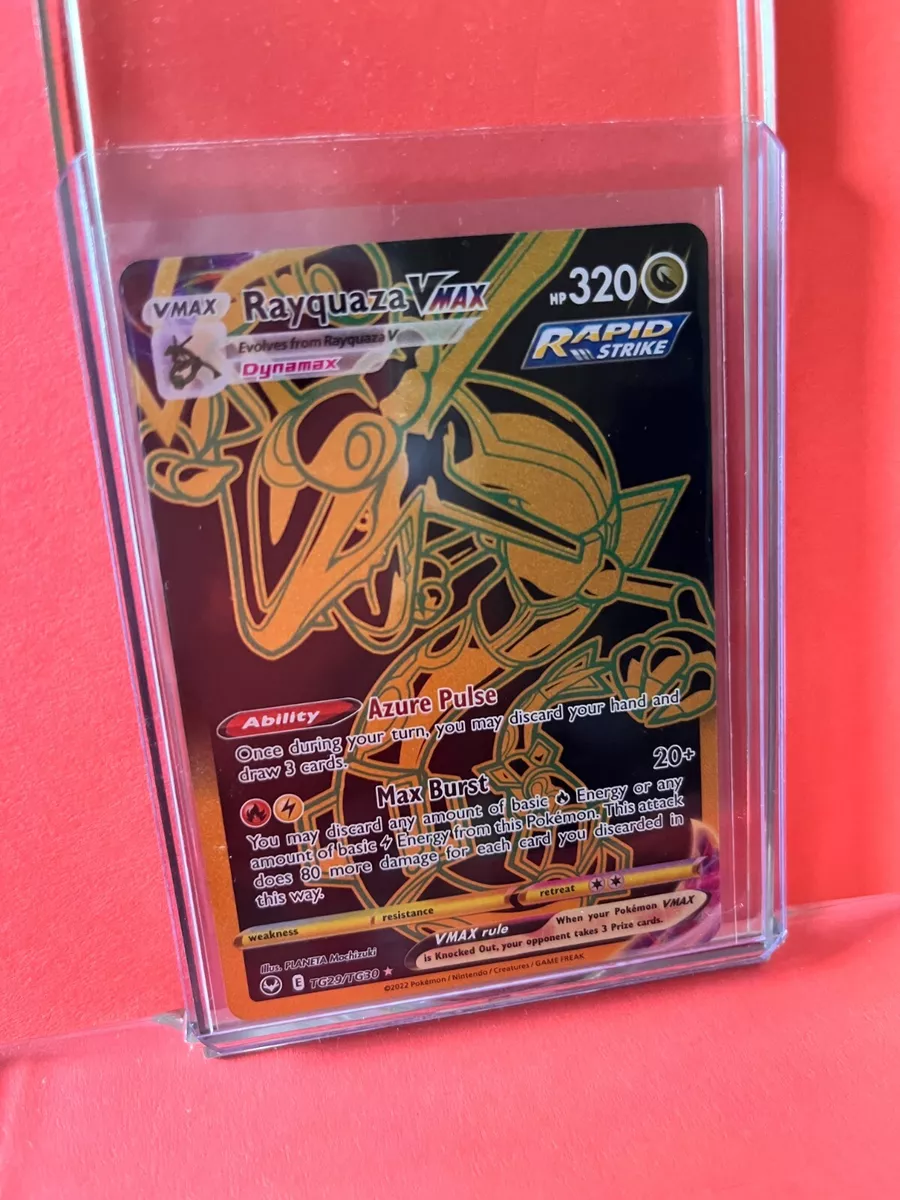 Silver Tempest Rayquaza VMAX golden Trainer Gallery : r/PokemonTCG