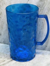 Blue Pebble Plastic  Drinking Mug With Handle 20 Oz