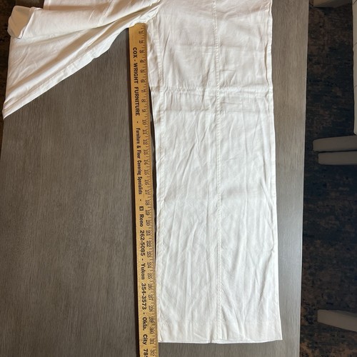 INC International Concepts White Linen Stretch Wide Leg Trouser Pants Curvy NWT - Picture 7 of 12