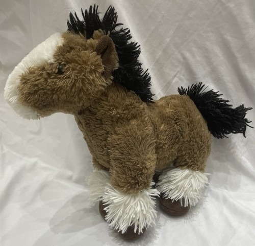 Dan Dee Collector’s Choice Plush Horse Brown Black Mane White Legs