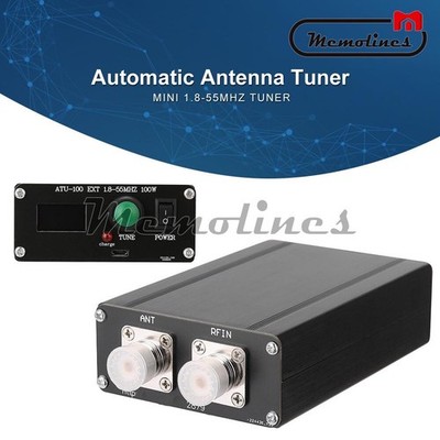 MINI 0.96 inch OLED ATU100 Automatic Antenna Tuner 100W 1.8-50MHz Auto Turner #h