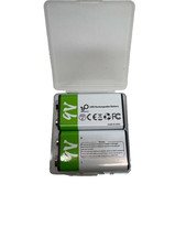 USB Rechargeable Batteries 9V 650mAh Li-PolyBattery, 4 Pieces No Charger