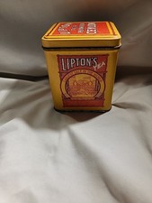 Lipton Vintage Tea Canister/Tin Planter Ceylon King George v. Orange Pekoe