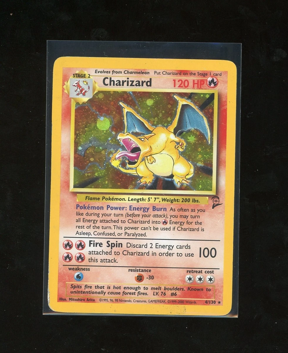 Charizard Pokémon TCG Holo Rare Base Set Individual Collectible