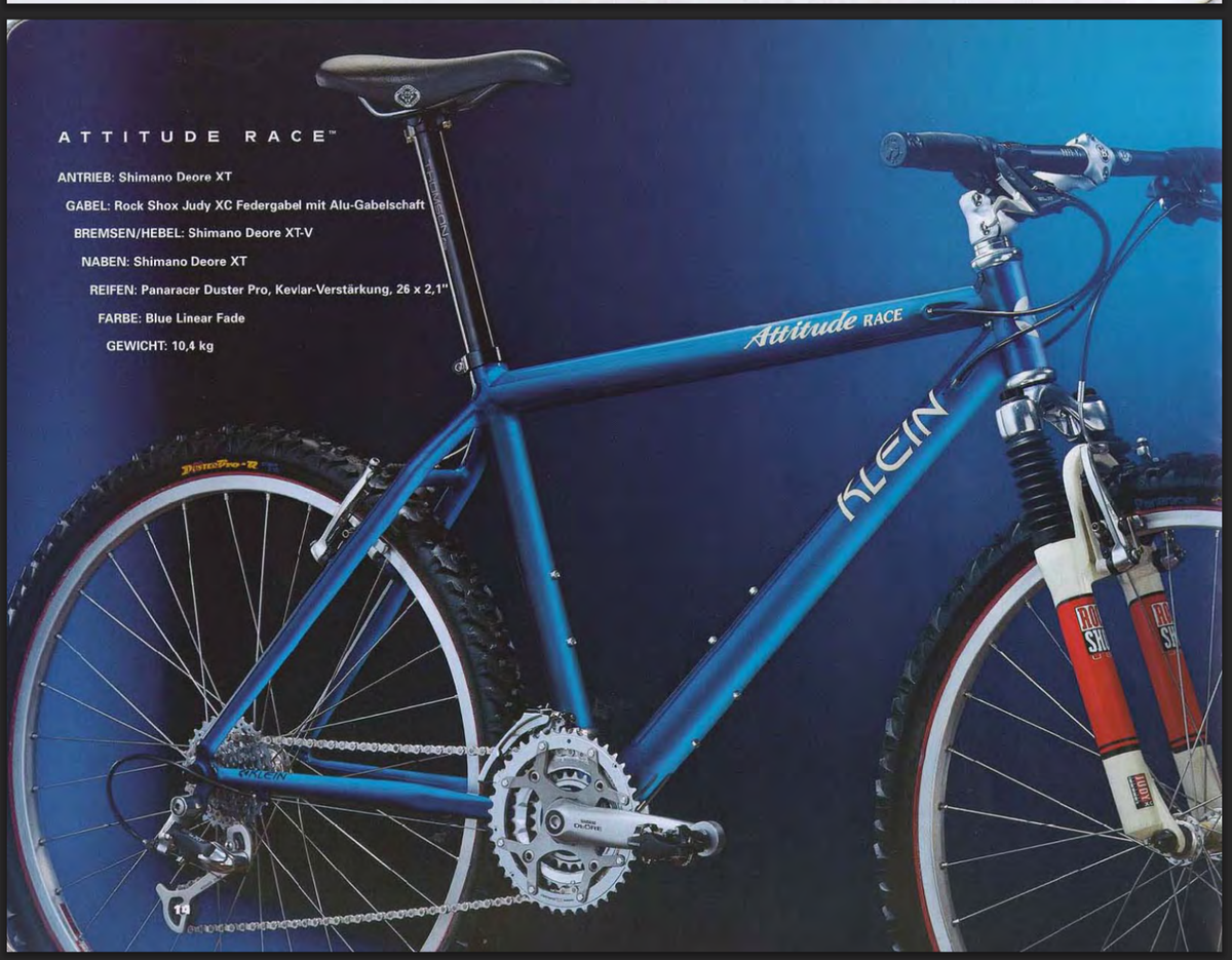 1997 Klein Attitude Race Size Small (16.5